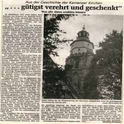 Turmgeruest Kamenz 1992